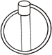 DIN 11023 Шплинт (штифт) быстросъемный с кольцом DIN 11023 Шплинт (штифт) быстросъемный с кольцом