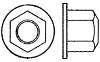 DIN 6331 Гайка шестигранная высокая с фланцем (буртиком), стальная, оцинкованная, нержавеющая DIN 6331 Гайка шестигранная высокая с фланцем (буртиком), стальная, оцинкованная, нержавеющая