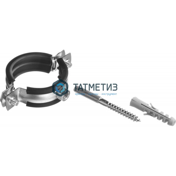 Хомут  89-91мм (3") сантехнический с гайкой М10 V Хомут  89-91мм (3") сантехнический с гайкой М10 V