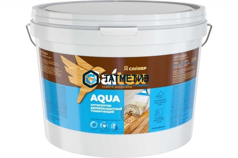 Деревозащитное средство Saitex AQUA  СОСНА 1 л./9 Деревозащитное средство Saitex AQUA  СОСНА 1 л./9