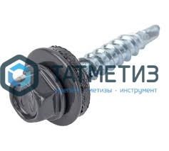 Саморез окраш.кров. 4,8х35 /7024/ (250 шт/уп) KENNER (Тайвань) |  «ТАТМЕТИЗ» Саморез окраш.кров. 4,8х35 /7024/ (250 шт/уп) KENNER (Тайвань) -  магазин крепежа «ТАТМЕТИЗ»