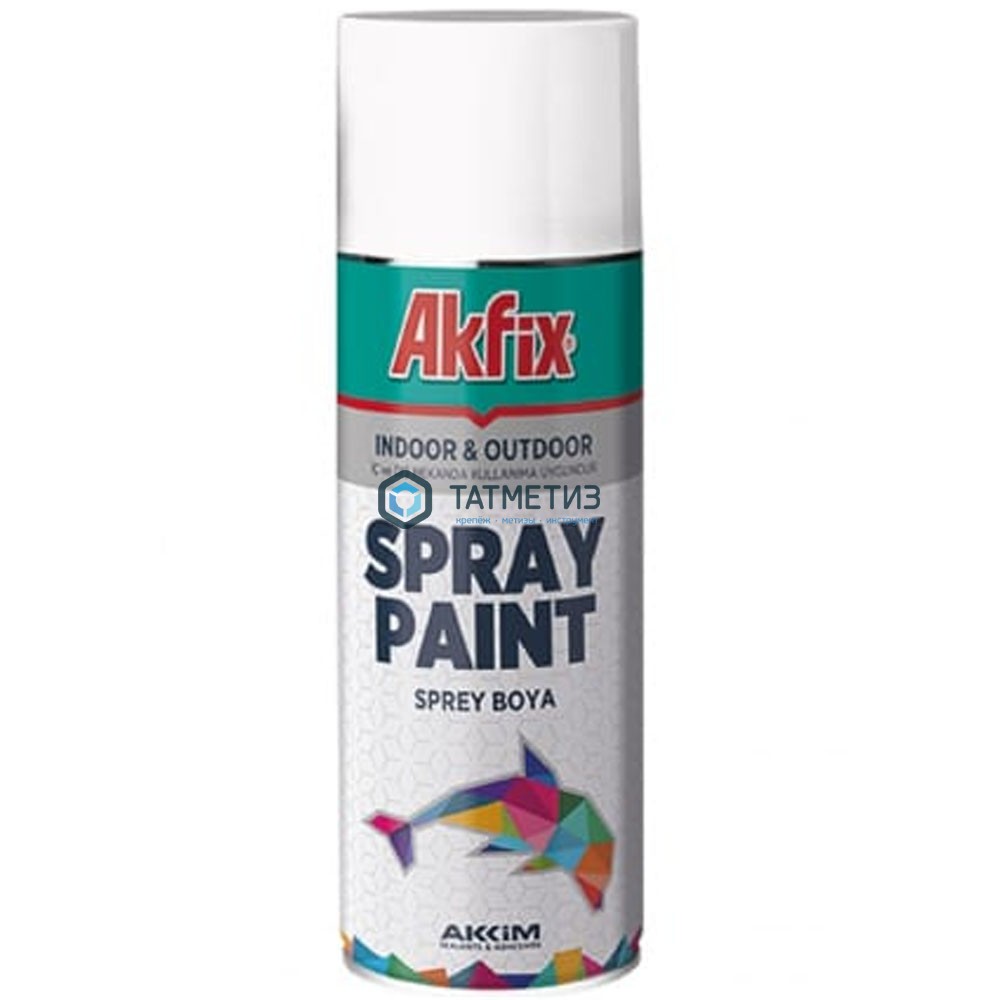 Краска аэроз. АЛЮМИНЕВАЯ  RAL9006 400Ml Gw.300Gr (6 Akfix Краска аэроз. АЛЮМИНЕВАЯ  RAL9006 400Ml Gw.300Gr (6 Akfix