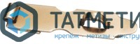 Накладка дверная НД1 (L-125 мм), цинк |  «ТАТМЕТИЗ» Накладка дверная НД1 (L-125 мм), цинк -  магазин крепежа «ТАТМЕТИЗ»