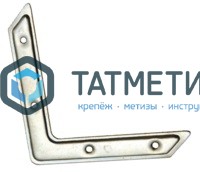 Угольник УГ-100, цинк |  «ТАТМЕТИЗ» Угольник УГ-100, цинк -  магазин крепежа «ТАТМЕТИЗ»