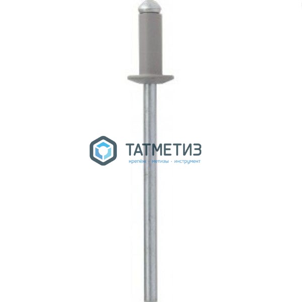 Заклепки ZK ал/ст 3,2x 8 RAL 7004 |  «ТАТМЕТИЗ» Заклепки ZK ал/ст 3,2x 8 RAL 7004 -  магазин крепежа «ТАТМЕТИЗ»