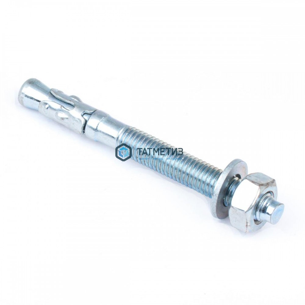 Анкер клиновой 12x160  ( 50 шт/уп) БЕЛЫЙ ЦИНК R -  магазин «ТАТМЕТИЗ»