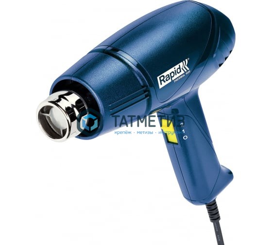 Фен строительный RAPID Thermal 1600  1600 Вт. 60°C / 550 °C. Расход воздуха 280 л/мин Фен строительный RAPID Thermal 1600  1600 Вт. 60°C / 550 °C. Расход воздуха 280 л/мин