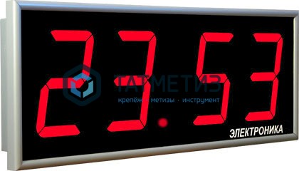 Часы Электроника 7-2 126СМ-4, красное свечение |  «ТАТМЕТИЗ» Часы Электроника 7-2 126СМ-4, красное свечение -  магазин крепежа «ТАТМЕТИЗ»