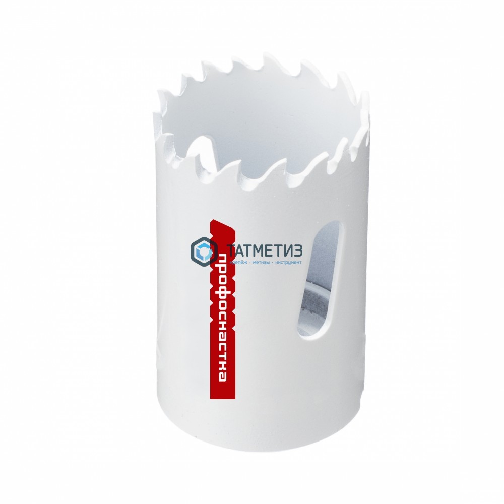 Коронка по металлу   16мм, биметал., до 38мм, мелкий зуб 10 TPI №303 HSSE M42 Co8% ПрофОснастка -  магазин «ТАТМЕТИЗ»