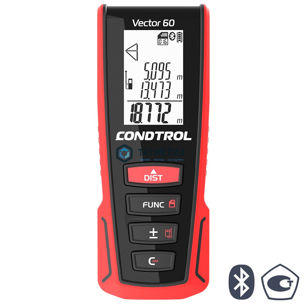 Дальномер лазерный CONDTROL Vector 60 |  «ТАТМЕТИЗ» Дальномер лазерный CONDTROL Vector 60 -  магазин крепежа «ТАТМЕТИЗ»