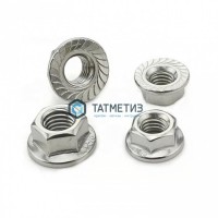 Гайка  М 8 DIN 6923 А2-70 с фланцем -  магазин крепежа «ТАТМЕТИЗ»