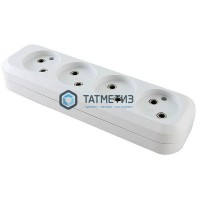 Колодка удлинителя 4-м б/з, Makel MGP 141 -  магазин крепежа «ТАТМЕТИЗ»