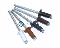 Заклепки ZK ал/ст 4,8x12 RAL 9003 (1000 шт/уп) -  магазин крепежа «ТАТМЕТИЗ»