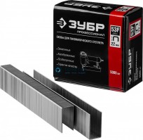 Скобы тип 53F, 22 мм плоские, 5000 шт  ЗУБР -  магазин крепежа «ТАТМЕТИЗ»