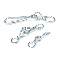 Карабин Тип А с вертлюгом 100  ( 50 шт/уп) -  магазин крепежа «ТАТМЕТИЗ»