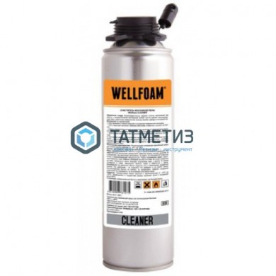 Очиститель монтажной пены Well foam 450мл /16 |  «ТАТМЕТИЗ» Очиститель монтажной пены Well foam 450мл /16 -  магазин крепежа «ТАТМЕТИЗ»