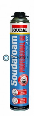 Пена монтажная проф SOUDAL  SOUDAFOAM Professional 60 750 мл ЗИМНЯЯ/12 |  «ТАТМЕТИЗ» Пена монтажная проф SOUDAL  SOUDAFOAM Professional 60 750 мл ЗИМНЯЯ/12 -  магазин крепежа «ТАТМЕТИЗ»