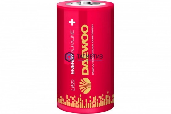 Батарейка алкалиновая тип LR20 (бочонок) 1.5В Energy DAEWOO |  «ТАТМЕТИЗ» Батарейка алкалиновая тип LR20 (бочонок) 1.5В Energy DAEWOO -  магазин крепежа «ТАТМЕТИЗ»