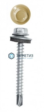 Саморез окраш.кров. 4,8х50 (51) /1014/  (150 шт/уп)  ОМАХ слоновая кость |  «ТАТМЕТИЗ» Саморез окраш.кров. 4,8х50 (51) /1014/  (150 шт/уп)  ОМАХ слоновая кость -  магазин крепежа «ТАТМЕТИЗ»