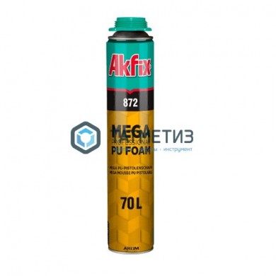 Пена монтажная проф Akfix 872 70 л  1020 гр /12 |  «ТАТМЕТИЗ» Пена монтажная проф Akfix 872 70 л  1020 гр /12 -  магазин крепежа «ТАТМЕТИЗ»