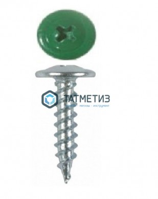 Саморез п/ш остр. 4,2x19  RAL 6029  (1000 шт/уп) |  «ТАТМЕТИЗ» Саморез п/ш остр. 4,2x19  RAL 6029  (1000 шт/уп) -  магазин крепежа «ТАТМЕТИЗ»