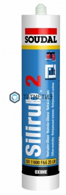 Герметик силиконовый SOUDAL SILIRUB 2 нейтральный ПРОЗРАЧНЫЙ 300 мл / 12 |  «ТАТМЕТИЗ» Герметик силиконовый SOUDAL SILIRUB 2 нейтральный ПРОЗРАЧНЫЙ 300 мл / 12 -  магазин крепежа «ТАТМЕТИЗ»