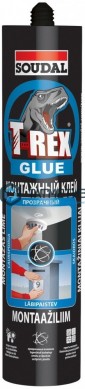 Клей монтажный T-REX "Прозрачный" blue 310 мл / 12 |  «ТАТМЕТИЗ» Клей монтажный T-REX "Прозрачный" blue 310 мл / 12 -  магазин крепежа «ТАТМЕТИЗ»