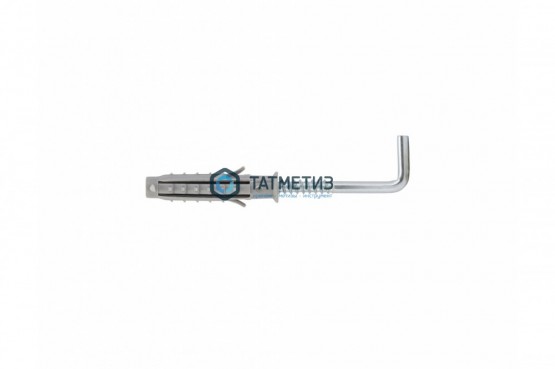 Дюбель с Г - крюком KRHP12х60 (50 шт/уп) |  «ТАТМЕТИЗ» Дюбель с Г - крюком KRHP12х60 (50 шт/уп) -  магазин крепежа «ТАТМЕТИЗ»
