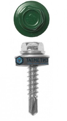 Саморез окраш.кров. 5,5х19 /6005/ DAXMER M (10х250) |  «ТАТМЕТИЗ» Саморез окраш.кров. 5,5х19 /6005/ DAXMER M (10х250) -  магазин крепежа «ТАТМЕТИЗ»