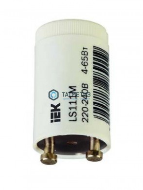 Стартер LS111M, 4-65 Вт, 220-240 В, ИЭК |  «ТАТМЕТИЗ» Стартер LS111M, 4-65 Вт, 220-240 В, ИЭК -  магазин крепежа «ТАТМЕТИЗ»