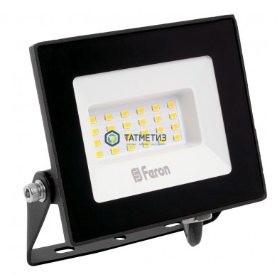 Прожектор светодиодный ДО-30w 6400К 2700Лм IP65 черный FERON |  «ТАТМЕТИЗ» Прожектор светодиодный ДО-30w 6400К 2700Лм IP65 черный FERON -  магазин крепежа «ТАТМЕТИЗ»