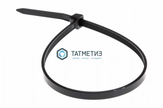 Хомут-стяжка нейлон  350 х 4,8  (100 шт/уп)  REXANT черный |  «ТАТМЕТИЗ» Хомут-стяжка нейлон  350 х 4,8  (100 шт/уп)  REXANT черный -  магазин крепежа «ТАТМЕТИЗ»