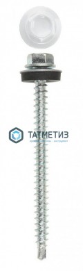 Саморез окраш.кров. 4,8х70 /9003/ белый (100 шт/уп) R |  «ТАТМЕТИЗ» Саморез окраш.кров. 4,8х70 /9003/ белый (100 шт/уп) R -  магазин крепежа «ТАТМЕТИЗ»