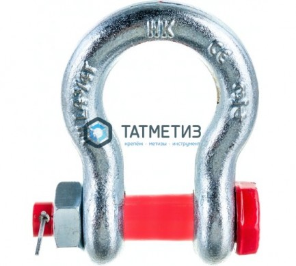 Скоба такелажная г/п прямая с болтом и гайкой 25мм (7/8") 6,5 т G-2150 |  «ТАТМЕТИЗ» Скоба такелажная г/п прямая с болтом и гайкой 25мм (7/8") 6,5 т G-2150 -  магазин крепежа «ТАТМЕТИЗ»