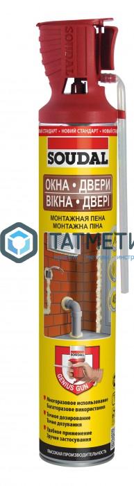 Пена монтажная SOUDAL  GENIUS GUN 750мл /12 Пена монтажная SOUDAL  GENIUS GUN 750мл /12