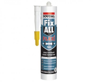 Клей-герметик FixALL Classic Серый на основе MS POLYMER 290 мл 12 SOUDAL -  магазин «ТАТМЕТИЗ»