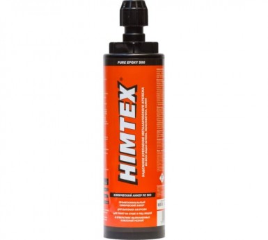 Хим. анкер HIMTEX PURE EPOXY 500 385 мл эпокс. смола для тяжелых нагрузок + 1 насадка |  «ТАТМЕТИЗ» Хим. анкер HIMTEX PURE EPOXY 500 385 мл эпокс. смола для тяжелых нагрузок + 1 насадка -  магазин «ТАТМЕТИЗ»