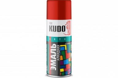 Краска аэроз. KUDO 520 мл. №1003  КРАСНАЯ RAL 3020 -  магазин «ТАТМЕТИЗ»