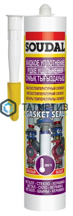 Герметик силиконовый SOUDAL  GASKET SEAL высокотемпературный до +285 С 300 мл /15 Герметик силиконовый SOUDAL  GASKET SEAL высокотемпературный до +285 С 300 мл /15