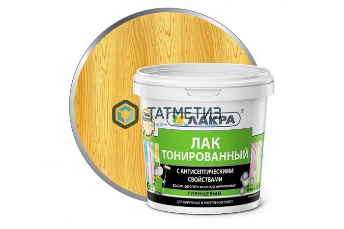 Лак ВД тонированный  СОСНА  ЛАКРА  0,9 кг./6 Лак ВД тонированный  СОСНА  ЛАКРА  0,9 кг./6