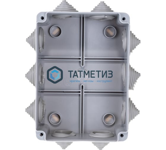 Коробка распр. ОП 150х110х70 IP44 KM41241 (10 каб.ввод.) ИЭК | «ТАТМЕТИЗ» Коробка распр. ОП 150х110х70 IP44 KM41241 (10 каб.ввод.) ИЭК - магазин крепежа «ТАТМЕТИЗ»