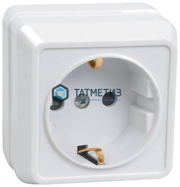Розетка 1-м ОП Октава 16А РС20-3-ОБ с заземл. IP20 бел. ИЭК ERO11-K01-16-DC | «ТАТМЕТИЗ» Розетка 1-м ОП Октава 16А РС20-3-ОБ с заземл. IP20 бел. ИЭК ERO11-K01-16-DC - магазин крепежа «ТАТМЕТИЗ»