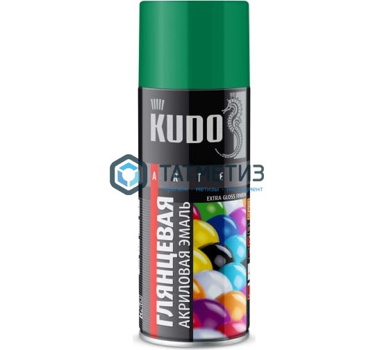 Краска аэроз. KUDO 520 мл. №1006  СВЕТЛО-ЗЕЛЕНАЯ  RAL 6024 Краска аэроз. KUDO 520 мл. №1006  СВЕТЛО-ЗЕЛЕНАЯ  RAL 6024