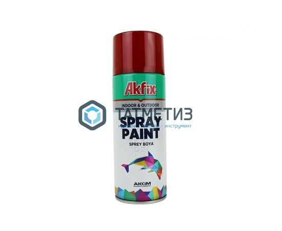 Краска аэроз. КАРМИНОВО-КРАСНАЯ  RAL3002 400Ml Gw.300Gr (6) Akfix Краска аэроз. КАРМИНОВО-КРАСНАЯ  RAL3002 400Ml Gw.300Gr (6) Akfix