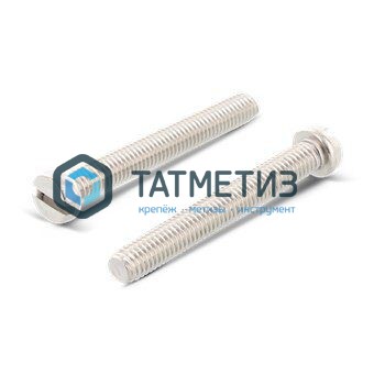Винт с цилиндрической головкой с прямым шлицем А2 DIN 84 М10 х 25 Винт с цилиндрической головкой с прямым шлицем А2 DIN 84 М10 х 25