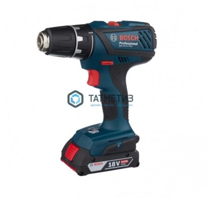 Дрель-шуруповерт аккумуляторная BOSCH GSR 18-2-LI Plus, 2 акк 2.0 Ач,ЗУ |  «ТАТМЕТИЗ» Дрель-шуруповерт аккумуляторная BOSCH GSR 18-2-LI Plus, 2 акк 2.0 Ач,ЗУ -  магазин крепежа «ТАТМЕТИЗ»