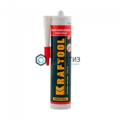 Герметик силиконовый KRAFTOOL КРАСНЫЙ, температуростойкий (от -62 С до 275 С), 300мл |  «ТАТМЕТИЗ» Герметик силиконовый KRAFTOOL КРАСНЫЙ, температуростойкий (от -62 С до 275 С), 300мл -  магазин крепежа «ТАТМЕТИЗ»