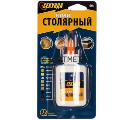 Клей СЕКУНДА столярный, 60г, AVIORA |  «ТАТМЕТИЗ» Клей СЕКУНДА столярный, 60г, AVIORA -  магазин крепежа «ТАТМЕТИЗ»
