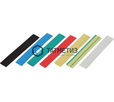 Набор термоусадочных трубок ТТУ 4/2, 6/3, 8/4, 10/5, 12/6 10см, по 7 шт, TE |  «ТАТМЕТИЗ» Набор термоусадочных трубок ТТУ 4/2, 6/3, 8/4, 10/5, 12/6 10см, по 7 шт, TE -  магазин крепежа «ТАТМЕТИЗ»