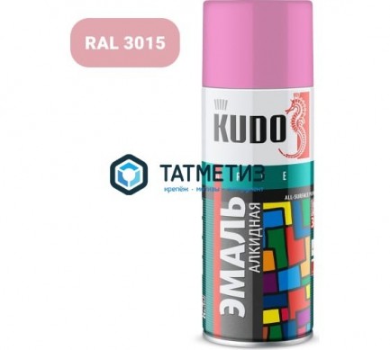 Краска аэроз. KUDO 520 мл. №1014  РОЗОВАЯ  RAL 3015 |  «ТАТМЕТИЗ» Краска аэроз. KUDO 520 мл. №1014  РОЗОВАЯ  RAL 3015 -  магазин крепежа «ТАТМЕТИЗ»